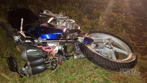 O Motociclista ficou gravemente ferido