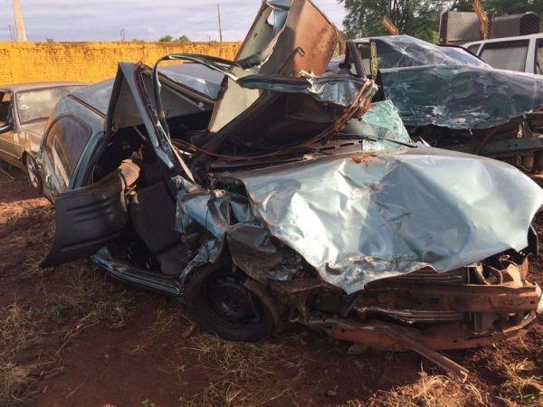 Acidente aconeteceu na PR-468 (Foto: PRE/Divulgação)