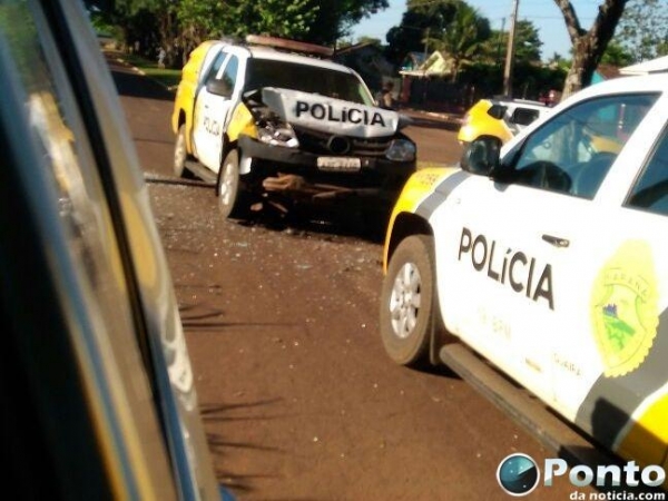 O acidente aconteceu durante a movimentação das equipes na avenida de Bela Vista (Foto: Ponto da Notícia)