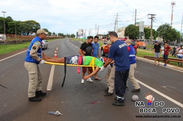 O jovem ficou em estado grave. (Foto: Na Boca Do Povo) 