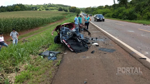 Viviane Sutero dos Santos, de 34 anos não resistiu aos ferimentos. (Foto: Portal Nova Santa Rosa)