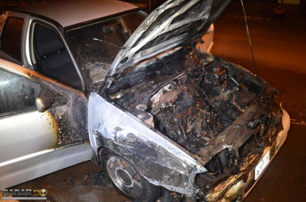 O motor ficou completamente destruído. (Foto: Radar B.O.)