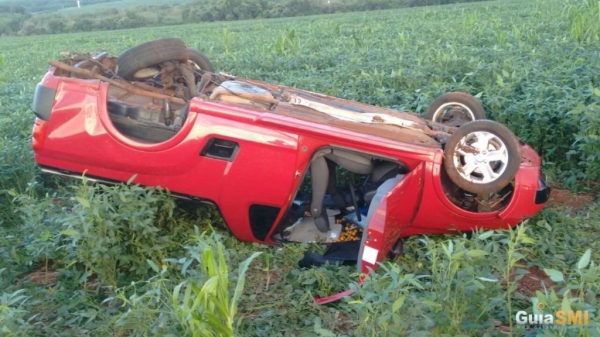 quando os socorristas chegaram ao local, não havia ninguém.(Foto: Guia SMI)