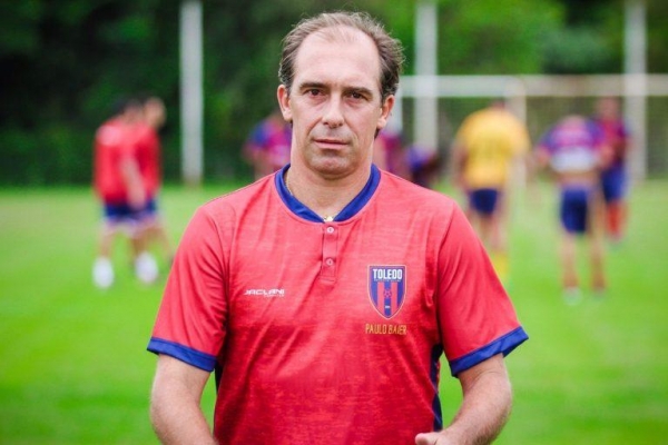 Paulo Baier projeta campanha diferente e aguarda duelo contra o Atlético no estadual (Fernando Zilch/Toledo EC/Divulgação)