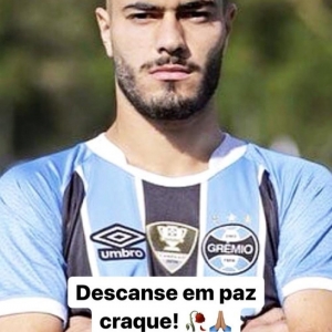 Jean Pyerre lamenta morte do colega na base (Foto: Reprodução)