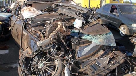 No dia 24 de junho de 2015, a Range Rover em que eles estavam capotou na BR-153. (Foto: Divulgação)