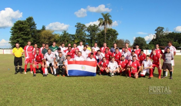 A partida teve início as 18h00 na sede do Clube Internacional .(Foto:Portal Nova Santa Rosa)