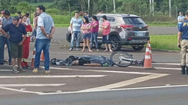 A  vítima foi identificada como Adailton Safraider. (Foto: Catve)
