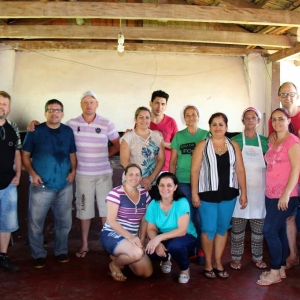 Igreja Fonte de Vida, equipe da preparação do almoço. (Foto: Portal Nova Santa Rosa)