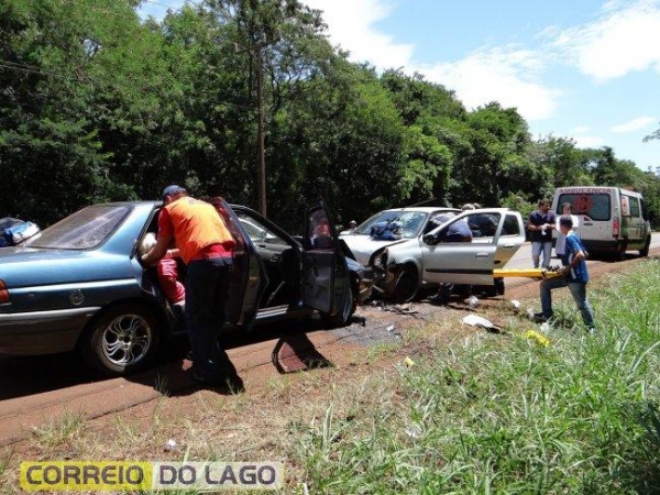 As vítimas foram encaminhadas ao PAM.(Foto: Correio do Lago)