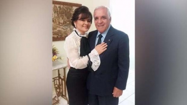 Leonardo das Trevas de Menezes de 75 anos, e a esposa Magali Dorneles dos Santos Menezes morreram após colidirem o Ford Ecosport no caminhão. (Foto: Divulgação)