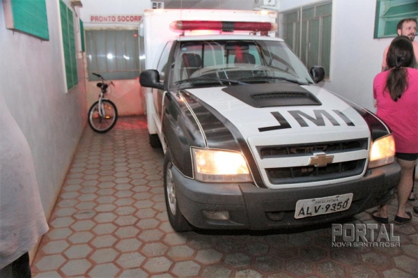O IML esteve no Hospital Lar Belém. (Foto: Portal Nova Santa Rosa)