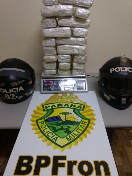 è a segunda apreensão de maconha em ônibus em menos de 24 horas. (Foto: Assessoria)