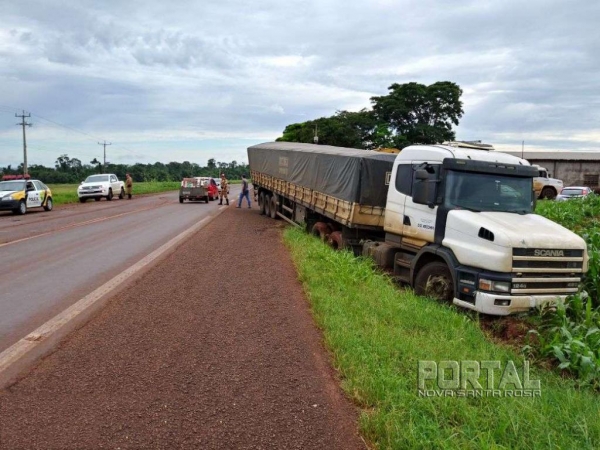 Por sorte ninguém, se feriu.(Foto: PRE)