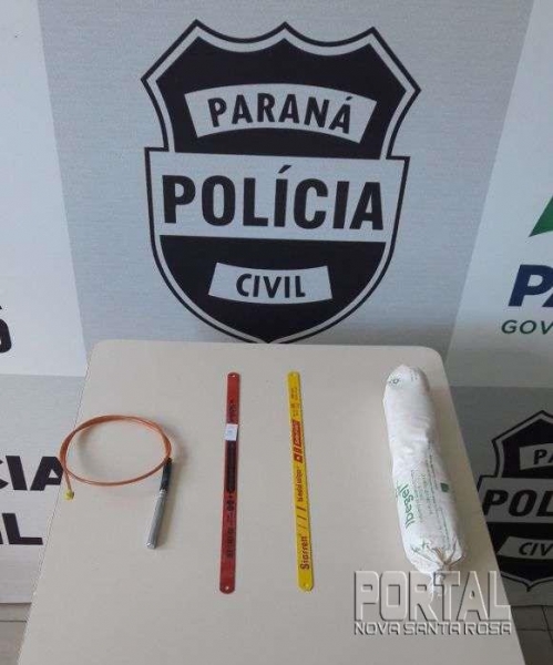 Dois rapazes fizeram a entrega. (Foto: Radar B.O.)