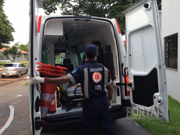 A gestante, Ida Wrubel, 38 anos foi encaminhada para o Hospital Bom Jesus de Toledo.(Foto: Portal Nova Santa Rosa)