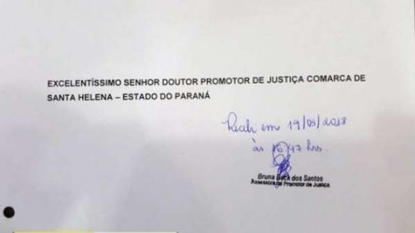 A notícia de fato, protocolada no MP, refere-se a promoção pessoal que, em tese, vinha sendo feita em favor do prefeito. (Foto: Correio do Lago)