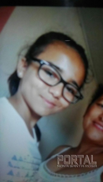 Larissa Tatiane da Rosa Kraçoski de 12 anos está desaparecida. (Foto: PM)