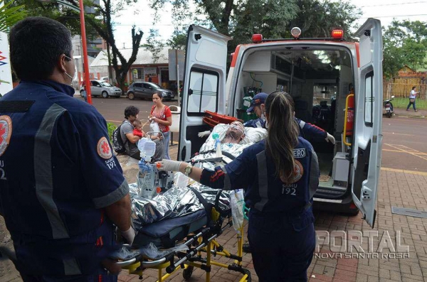 Jandrei Paulo Korte, foi transferido para o Hospital Universitário de Londrina. (Foto: Bogoni)