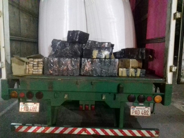 A droga totalizou 344,755kg . (Foto:PRF)