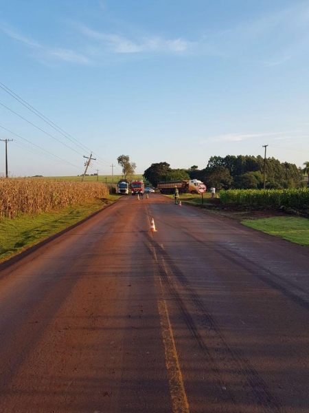 Ninguém se feriu.(Foto: PRE)