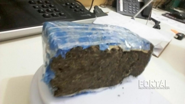 396 gramas da droga foram apreendidos