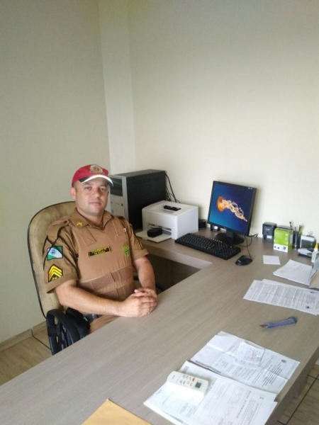 Sgt De Souza assume o Posto Policial Rodoviário de Marechal Cândido Rondon (Foto: Divulgação )