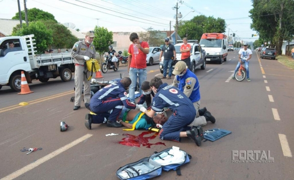 O aciente ocorreu na manhã de hoje. (Foto: Bogoni)