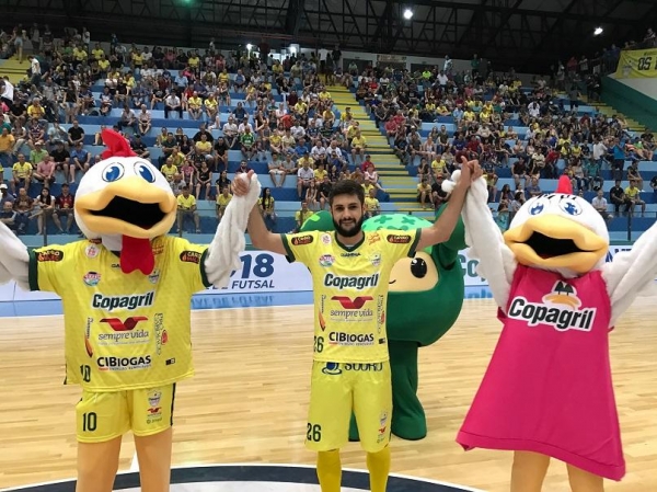 Jabá havia permanecido por duas temporadas na Copagril e é um grande ídolo da torcida. (Foto: Assessoria)