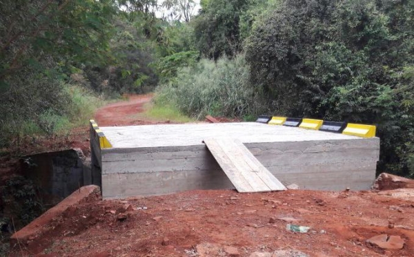 Ponte sobre o Arroio Independente.(Foto: Assessoria)