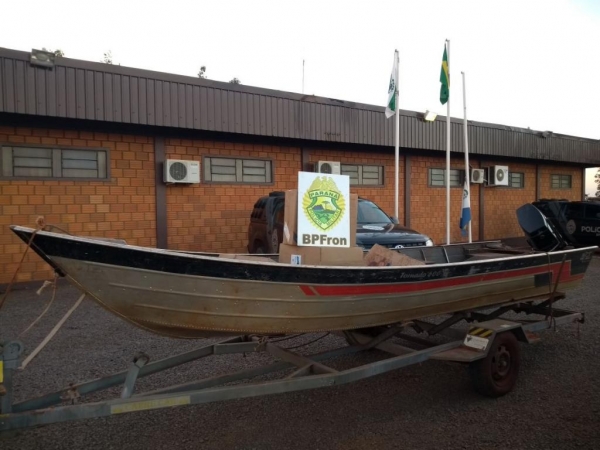 Todo material apreendido foi encaminhado a PF. (Foto: Assessoria)