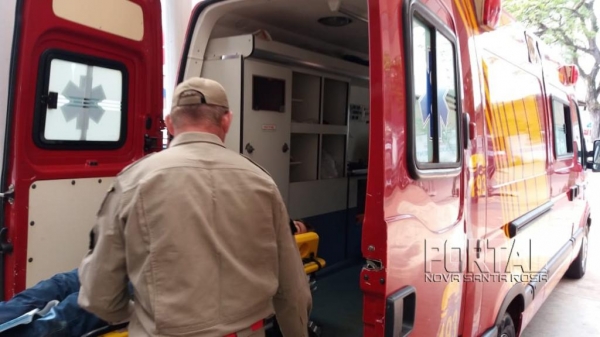 O Siate atendeu o acidente. (Foto: Marechal News)
