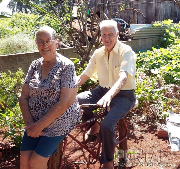 Wendelino e Julita casaram em 1950 . (Foto: Arquivo da família)