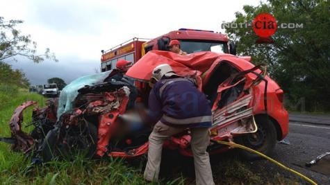 Um homem morreu e três ficaram gravemente feridos . (Foto: Noti-cia.com)