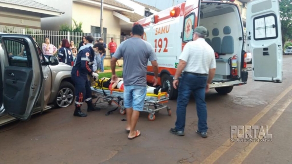 Duas pessoas ficaram feridas. (Foto: Portal Palotina)