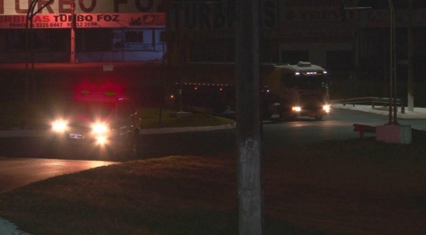 O combustível  foi trazido da região metropolitana de Curitiba. (Foto: Divulgação)