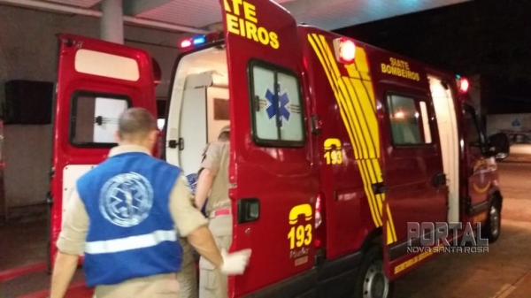 O Siate atendeu o acidente. (Foto: Marechal News)