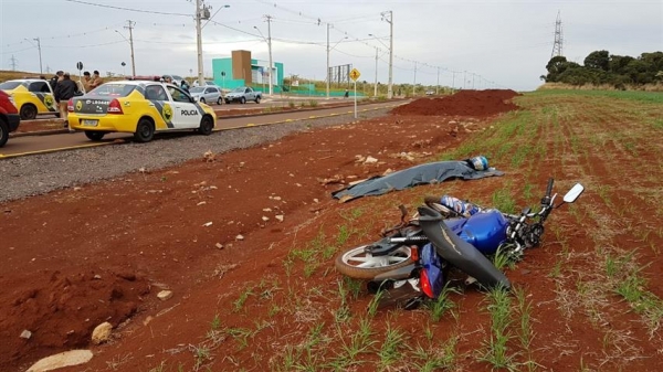  A ocorrência foi na Avenida Guaíra, no Bairro Tropical. (Foto: CGN)