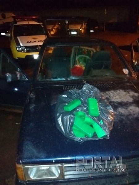 Após pesagem a droga totalizou 10.820 quilos.(Foto:PM)