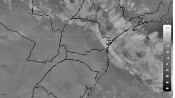 O tempo será frio e as temperaturas tendem a cair nos próximos dias,. (Foto: Simepar)
