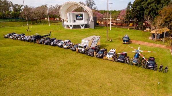 No Paraná, a Esforço Integrado abrange 139 municípios próximos ou que fazem fronteira com Paraguai e Argentina (Foto: BPFron/Divulgação )