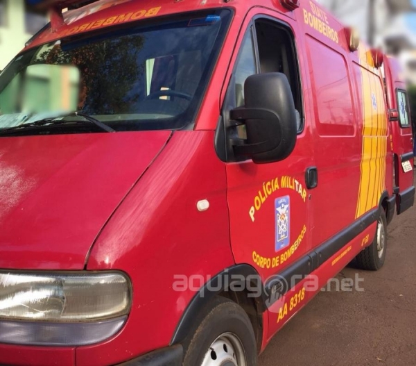 Trabalhadora fica ferida ao cair de escada em Novo Horizonte (Foto: AquiAgora.net )