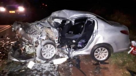 O acidente aconteceu por volta das 17h50 de domingo (1º). (Foto:ROYNEWS) 