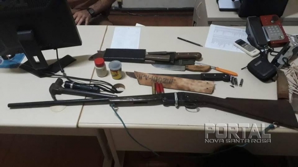 Dois envolvidos foram detidos. (Foto:PM)