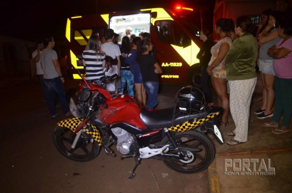 Dois feridos foram socorridos. (Foto: Bogoni)