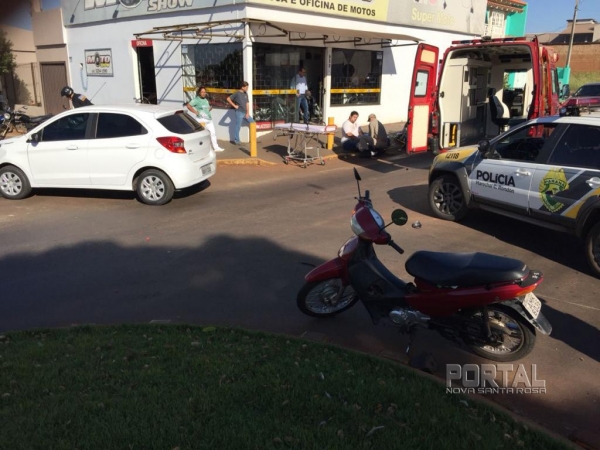 Duas pessoas ficaram feridas. (Foto: Marcio Cerny)