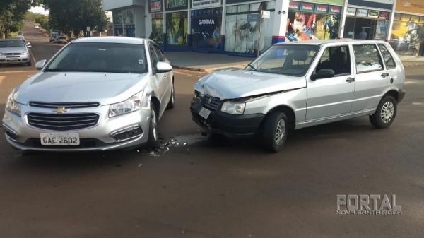 Não houve feridos. (Fotos; Portal Nova Santa Rosa)