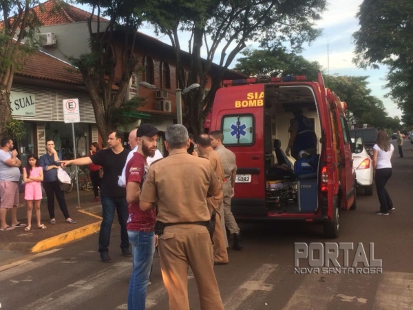O rondonense foi encaminhada para o hospital Rondon. (Foto: Marechal News)
