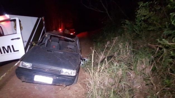 O acidente aconteceu no final da tarde de sábado (Foto: Derli Viana/Diário da Informação )