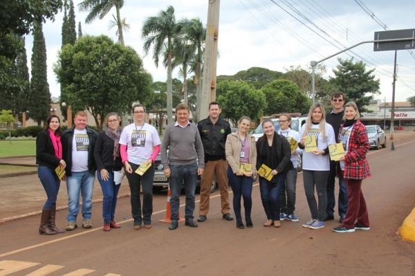 O pedágio foi realizado nesta quarta-feira. (Fotos: Assessoria)